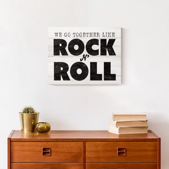 We Go Together 14" x 11" Canvas Wall Art